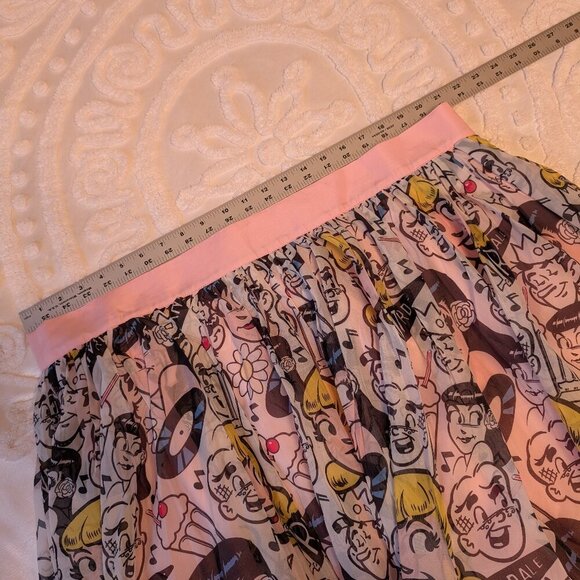 Unique Vintage Betty & Veronica 3X layered skirt Riverdale Archie Jughead EUC - Picture 4 of 10